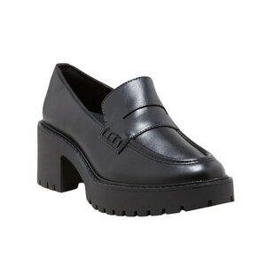 NWT Universal Thread Womens Maisy Loafer Heels 87931757 Black 6M